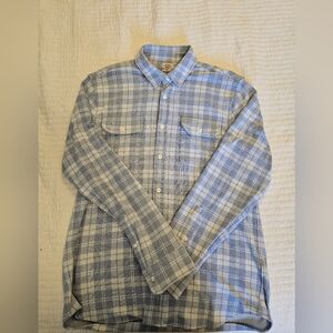 Faherty Legend Sweater Shirt size L
